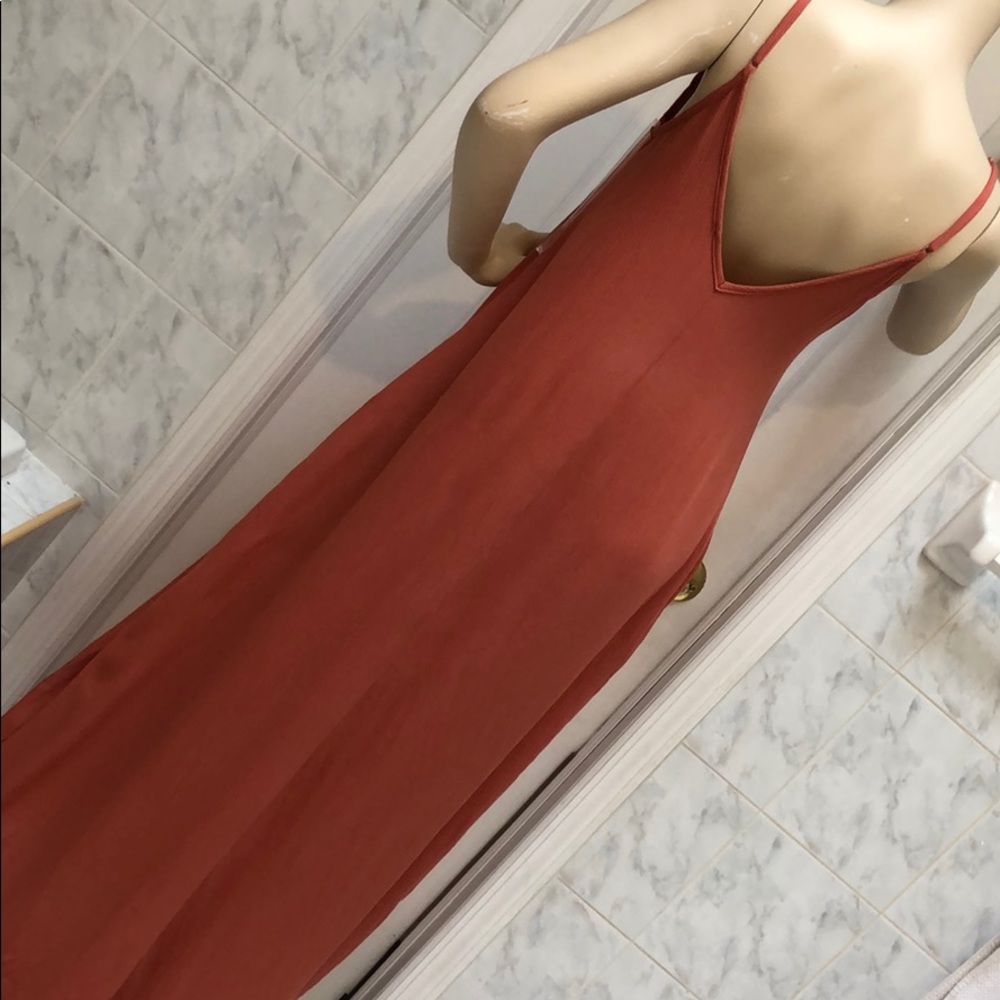 EARTH COLOR MAXI DRESS - Picture 7 of 9